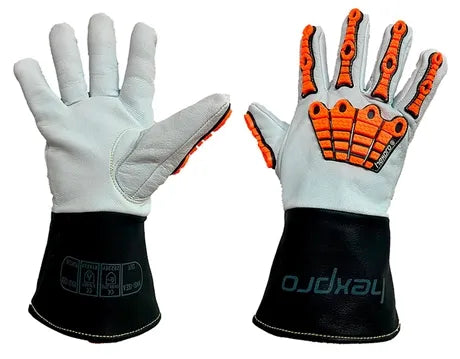 Luva Hexpro 4063 Punho Longo Forrada em Kevlar® com proteção Contra Arco Elétrico