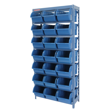 Estante Porta-Componentes com 21 Caixas para Organização