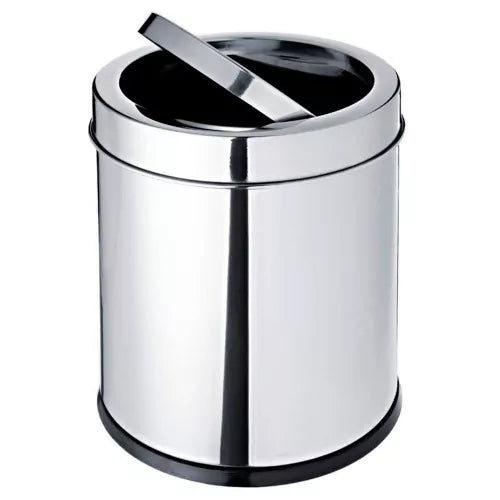 Lixeira inox 5,4L com tampa basculante