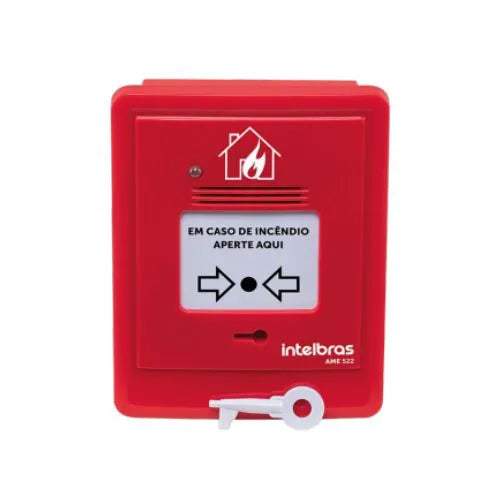 Acionador Manual Endereçável com Sirene AME 522 Intelbras
