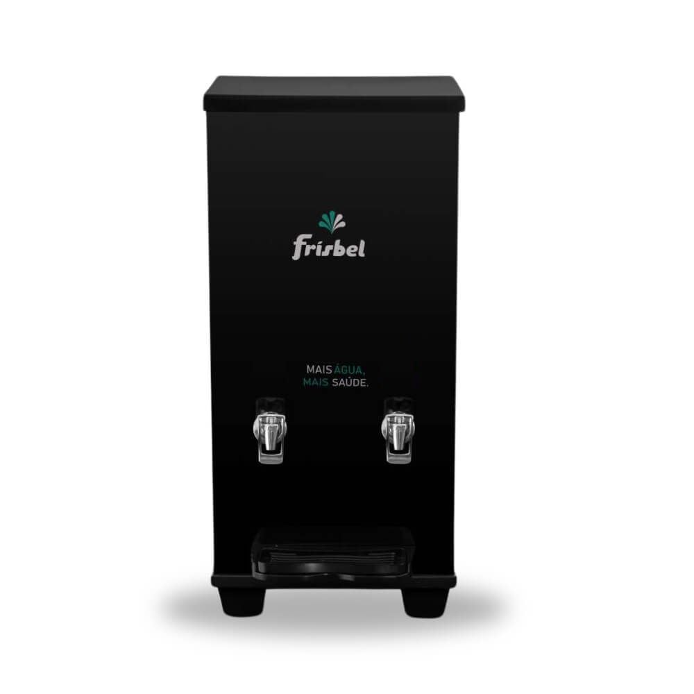Bebedouro Industrial de Mesa Frisbel 25 Litros 1 Torneira Gelada e 1 Natural Black - 110V
