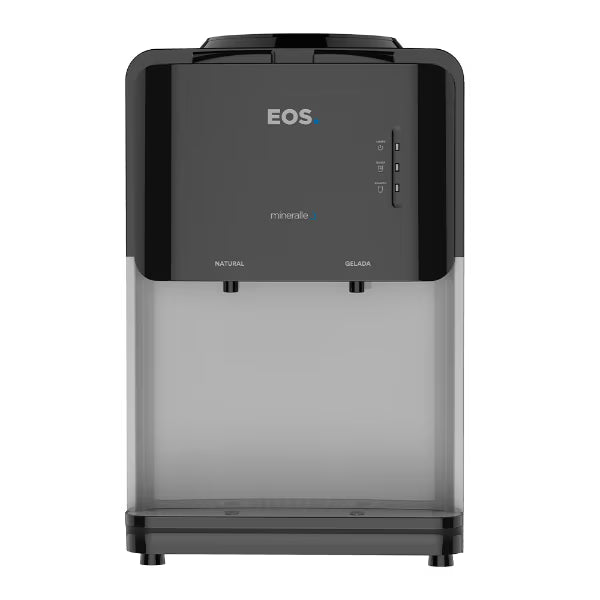 Bebedouro de Mesa para Garrafão  Compacto com Compressor Preto EBC03P 220V
