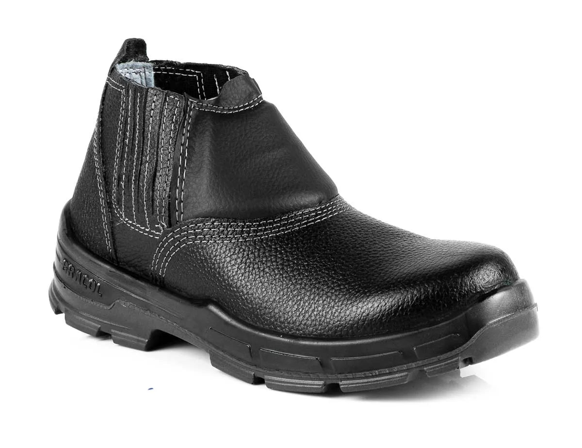 Bota de Segurança Bracol 4045BELS4600LL Em Couro, Dorso Acolchoado e Biqueira de PVC CA 42016