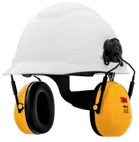 Capacete Ajuste Fácil H-700 3M + Abafador Peltor H9P3E Atenuação 19db CA 29702