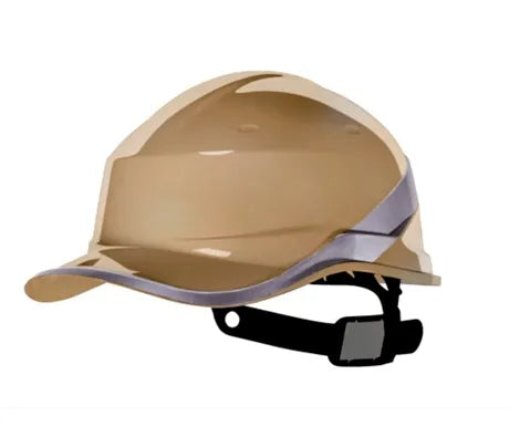 Capacete Baseball Diamond V Delta Plus Com Refletivo e Botão de Fácil Ajuste CA 39041