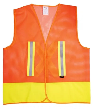 Colete Tipo Tela Respirável Refletivo Bicolor Repelente de Água RFX Vicsa VIC-71316