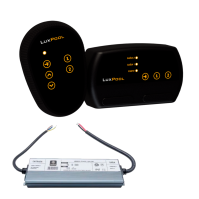 Control Iluminação 2 Saída Fonte Blindada IP68 12V 10A 120W