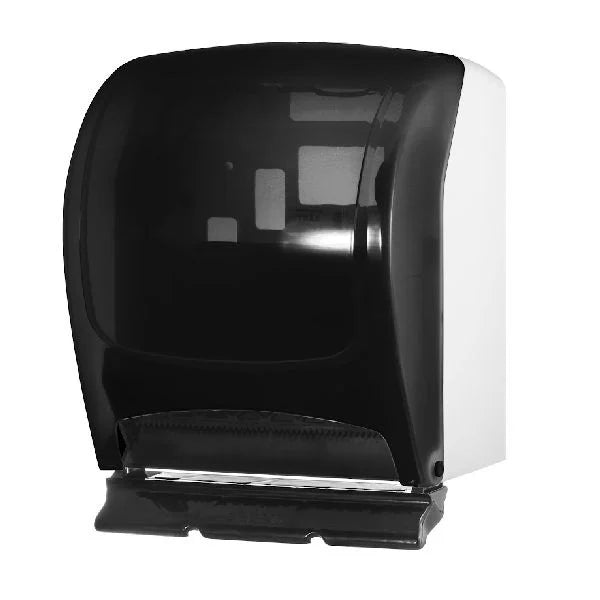 Dispenser Papel Toalha Bobina Alavanca até 20cm Fumê 1 UN Plestin
