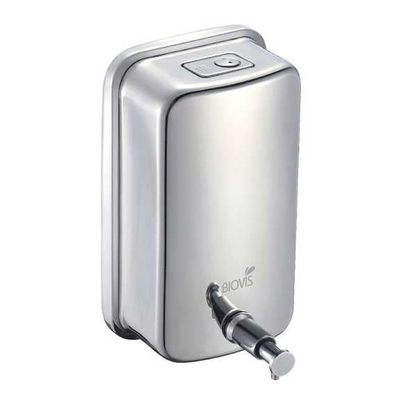 Dispenser para Sabonete Líquido ou Álcool em Gel 1L Inox 1 UN Biovis