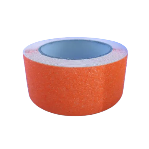 FITA ANTIDERRAPANTE LARANJA FLUORESCENTE 50MMX5M