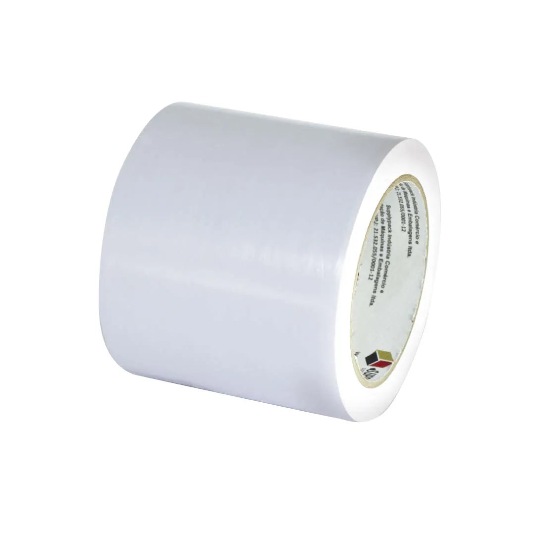Fita Adesiva de Demarcação de Solo 100mm X 30m - Branca