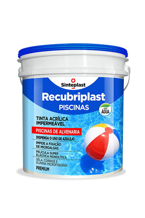 Impermeabilizante acrílico indicado para piscinas de alvenaria.