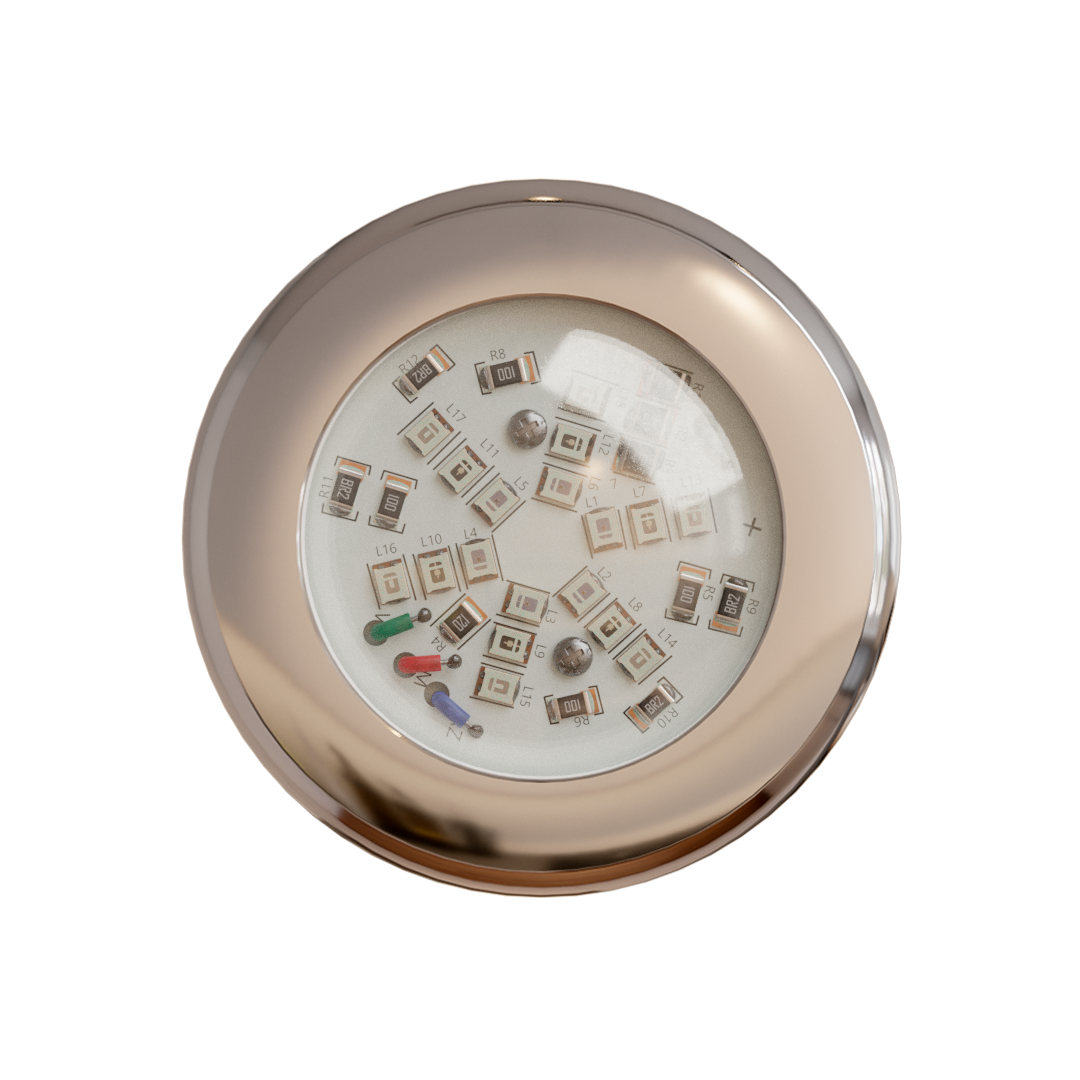 Luminária led ECO 9 w RGB Inox