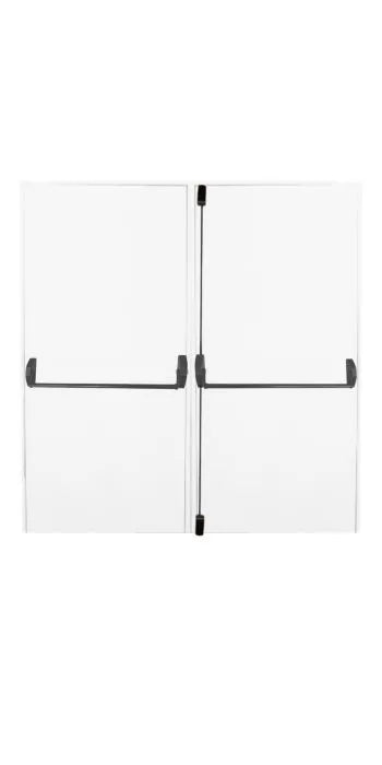 Porta Corta Fogo P90 1,70 x 2,10m (2 folhas) Branca com Barra Antipanico