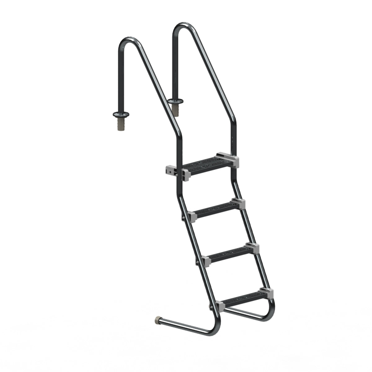 ESCADA EM AÇO INOX COMFORT HOME
