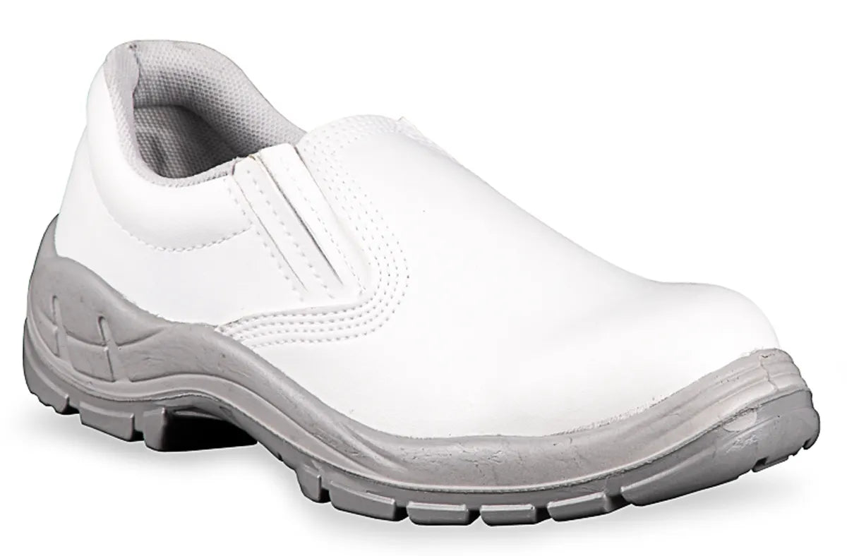 Sapato de Segurança em Elástico Bracol 4010BSEM1600LL em Microfibra Branco CA 31242
