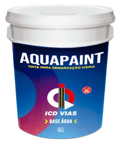 Tinta Aquapaint para demarcação viária - Base de Água - 18 L