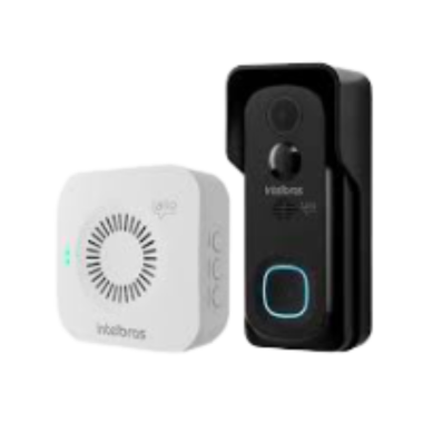 Videoporteiro Wi-fi Intelbras Allo w5+ Bateria Recarregável