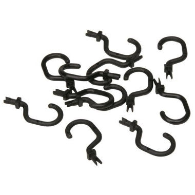 Ganchos Pretos para Estação de Bloqueio - 50mm