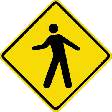 Placa de Sinalização: Passagem de Pedestres