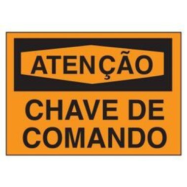 Etiqueta de Atenção em Vinil Autoadesivo para Segurança