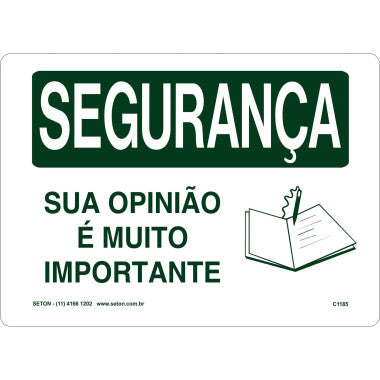 Placa de Segurança - Sinalização de Riscos e Procedimentos