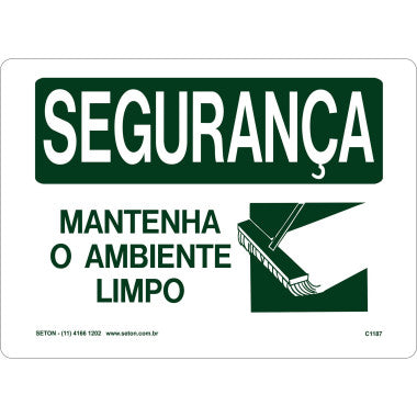 Placa de Segurança para Sinalização de Riscos