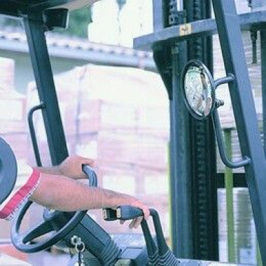 Espelho Convexo para Empilhadeira - 17cm com Proteção Laminada