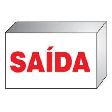 Luminária de Emergência Bivolt com Saída em Luz Vermelha