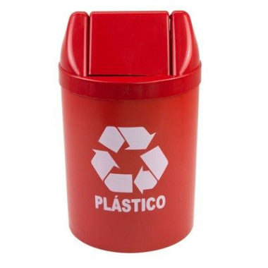Lixeira Reciclável de Plástico para Coleta Seletiva