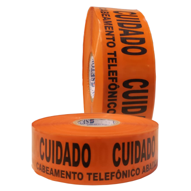 Fita Subterrânea para Cabeamento Telefônico - 7,6cm x 300m
