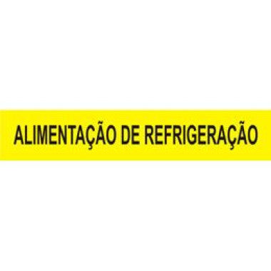 Marcador Autoadesivo para Tubulação de Refrigeração
