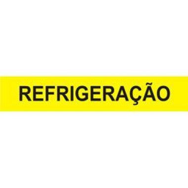 Marcador de Tubulação Autoadesivo para Refrigeração