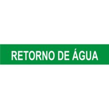 Marcador de Tubulação Retorno de Água - Pequeno Diâmetro