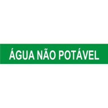 Marcador de Tubulação - Água Não Potável em Rolo