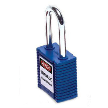 Cadeado Express Azul - Segurança e Resistência Industrial