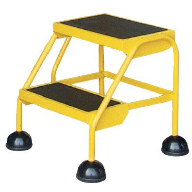 Mini Escada com Rodízios - 2 Degraus Antiderrapante