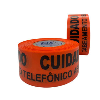 Fita Subterrânea para Cabeamento Telefônico - 7,6cm x 100m