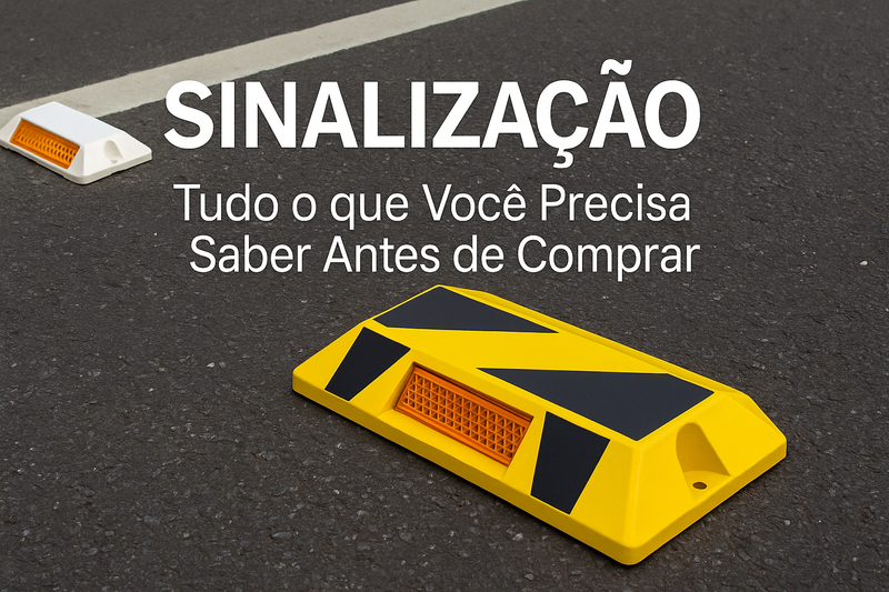Guia Completo para Comprar Tachões de Sinalização