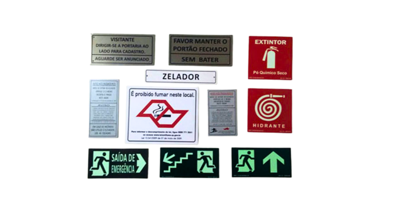 Sinalização Interna para Condomínios