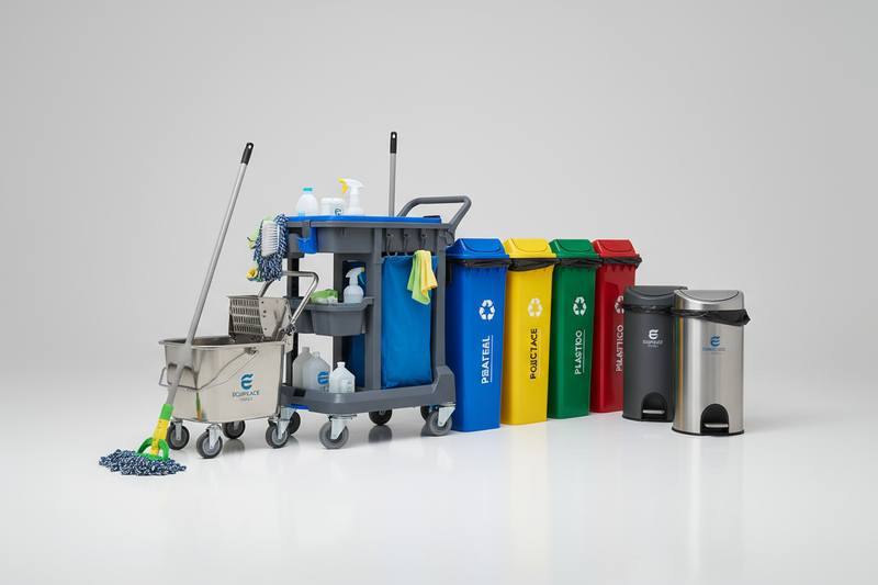 Os Itens Essenciais para uma Limpeza Eficiente em Empresas e Condomínios