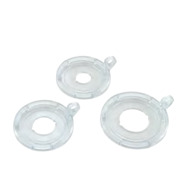 Base de Segurança para Capas de Botões - Pacote com 5 Unidades