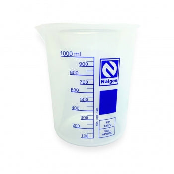 Bequer De Plastico Polipropileno Graduado Autoclavavel 1000 Ml Nalgon 1031 1