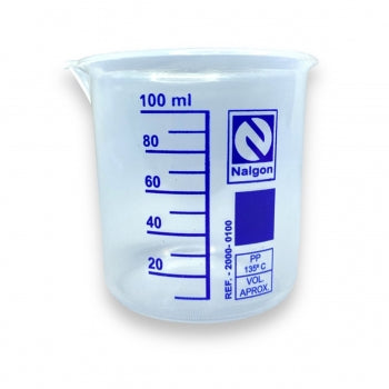 Bequer De Plastico Polipropileno Graduado Autoclavavel 100 Ml Nalgon 1041 1