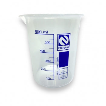 Bequer De Plastico Polipropileno Graduado Autoclavavel 600 Ml Nalgon 1033 1