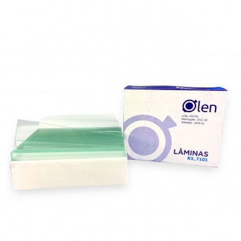 Lamina Para Microscopia 26X76 Mm Lisa Lapidada 50 Un Olen K5 7101 1521 1