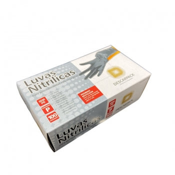Luva Nitrilica Sem Po Preto 100 Un Descarpack P 1087 1