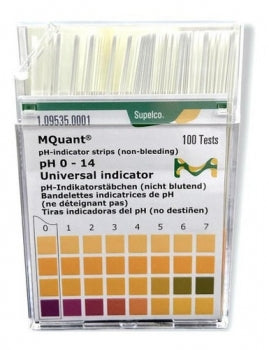 Papel Indicador De pH 0 14 100 Tiras Merck 525 1