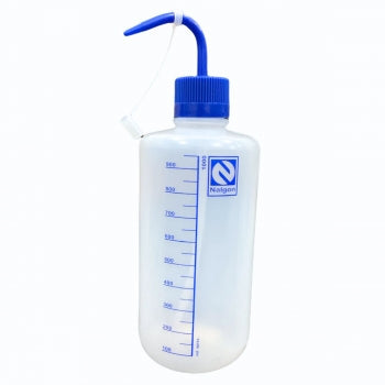 Pisseta Graduada Frasco Lavador 1000 Ml Nalgon Tampa Azul 1021 1