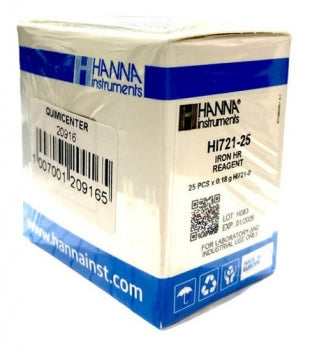 Reagente De Ferro 25 Testes Hanna Hi721 25 983 1